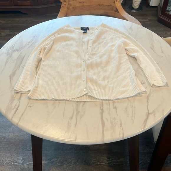 Dockers Sweaters - Dockers White Cardigan